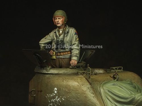 ALPINE MINIATURES 1:35 SET 35154 WWII US 3RD AD "SPEARHEAD" #1 (1 FIGURE)