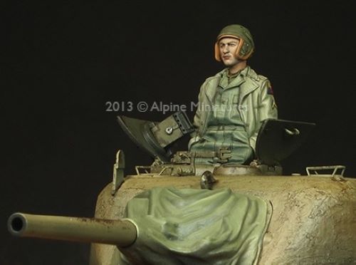 ALPINE MINIATURES 1:35 SET 35155 WWII US 3RD AD "SPEARHEAD" #2 (1 FIGURE)