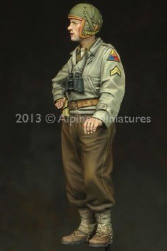 ALPINE MINIATURES 1:35 SET 35156 WWII US 3RD AD "SPEARHEAD" (2 FIGURES)