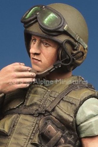 ALPINE MINIATURES 1:35 SET 35160 VIETNAM WAR US TANKER # 1 (1 FIGURE-2 HEADS)