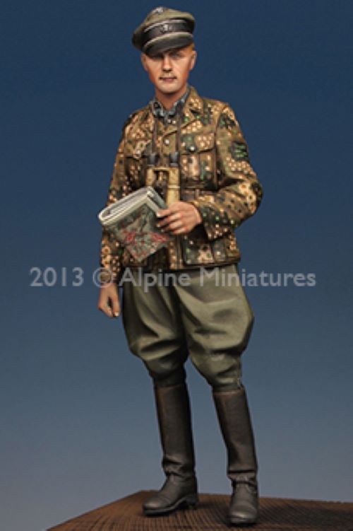 ALPINE MINIATURES 1:35 SET 35164 WWII GERMAN WSS GRENADIER OFFICER (1 FIGURE)