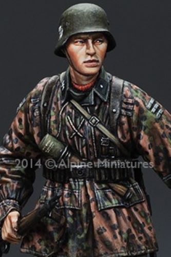 ALPINE MINIATURES 1:35 SET 35166 WWII GERMAN WSS INFANTRY #1 (1 FIGURE)