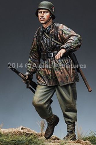 ALPINE MINIATURES 1:35 SET 35167 WWII GERMAN WSS INFANTRY #2 (1 FIGURE)