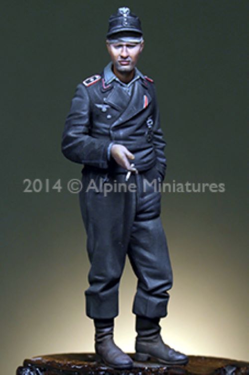 ALPINE MINIATURES 1:35 SET 35181 WWII GERMAN PANZER CREW #1 (1 FIGURE)