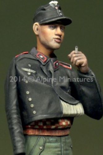 ALPINE MINIATURES 1:35 SET 35182 WWII GERMAN PANZER CREW #2 (1 FIGURE/2 HEADS)