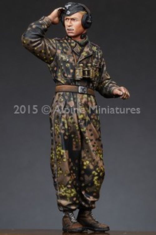 ALPINE MINIATURES 1:35 SET 35187 WWII GERMAN WSS PANZER COMMANDER #1 (1 FIGURE)