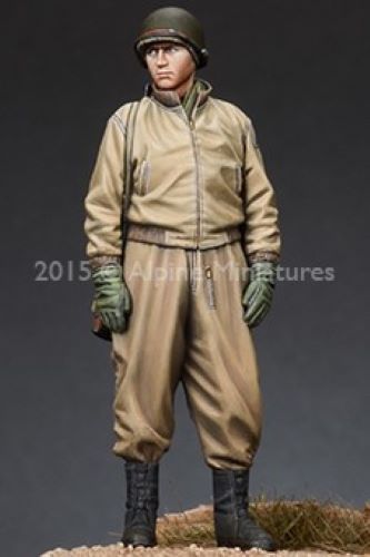 ALPINE MINIATURES 1:35 SET 35190 WWII US TANK CREW #1 (1 FIGURE-2 HEADS)