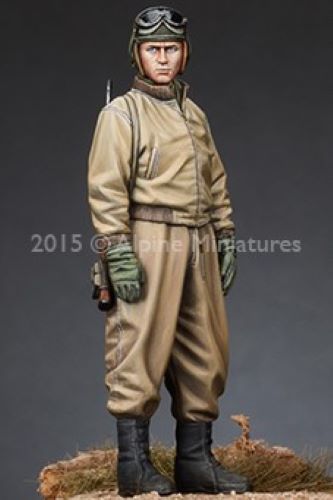 ALPINE MINIATURES 1:35 SET 35190 WWII US TANK CREW #1 (1 FIGURE-2 HEADS)
