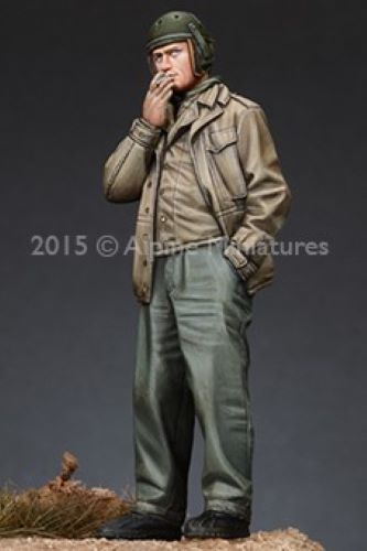 ALPINE MINIATURES 1:35 SET 35191 WWII US TANK CREW #2 (1 FIGURE-2 HEADS)