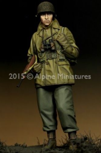 ALPINE MINIATURES 1:35 SET 35203 WWII US INFANTRY OFFICER (1 FIGURE-2 HEADS)