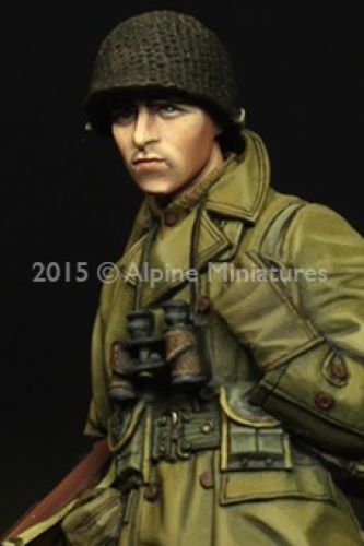 ALPINE MINIATURES 1:35 SET 35203 WWII US INFANTRY OFFICER (1 FIGURE-2 HEADS)
