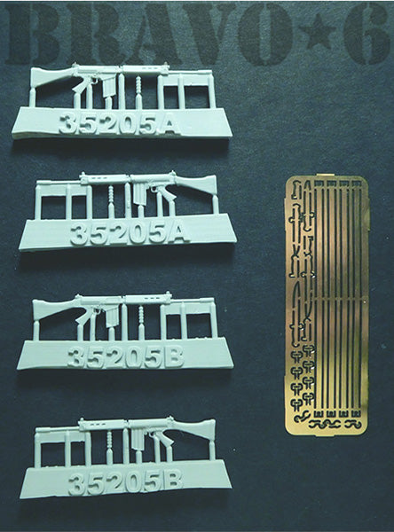 BRAVO *6 35205 VIETNAM WAR FN FAL RIFLES PHOTOETCHED- 4 PIECES