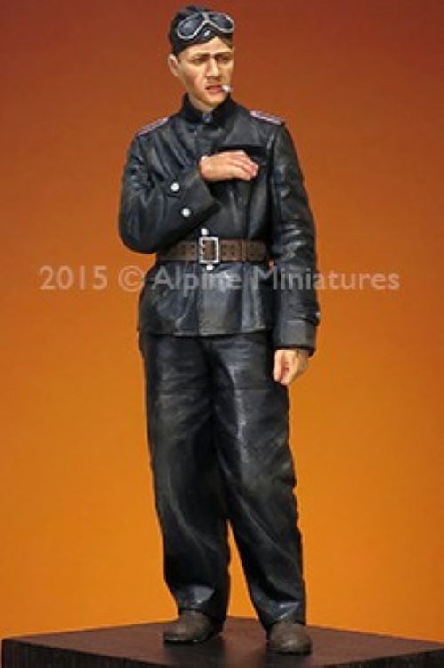 ALPINE MINIATURES 1:35 SET 35206 WWII GERMAN WSS AFV CREW 1944-45 #2 (1 FIGURE)