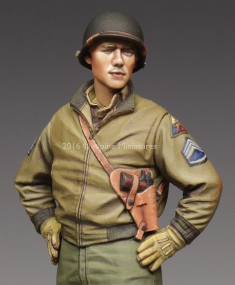 ALPINE MINIATURES 1:35 SET 35218 WWII US 3RD AD STAFF SERGEANT (1 FIGURE)