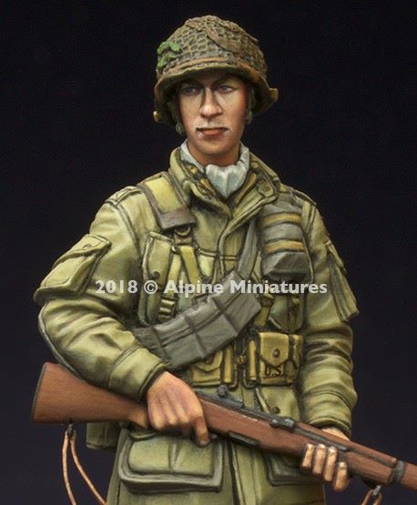 ALPINE MINIATURES 1:35 SET 35251 WWII US 101ST AIRBORNE TROOPER (1 FIGURE)