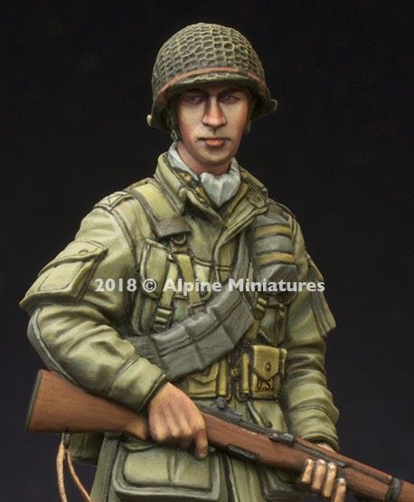 ALPINE MINIATURES 1:35 SET 35251 WWII US 101ST AIRBORNE TROOPER (1 FIGURE)