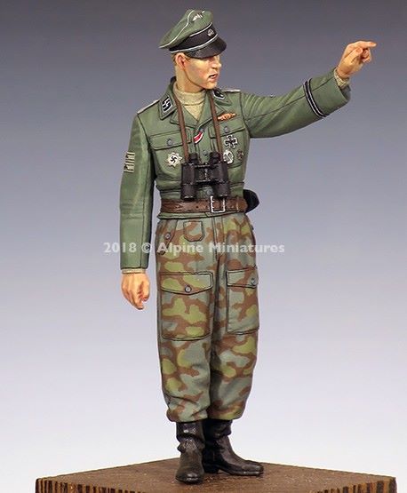 ALPINE MINIATURES 1:35 SET 35254 WWII GERMANS WSS INFANTRY OFFICER (1 FIGURE)
