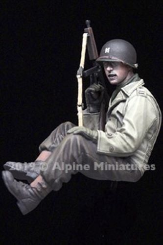 ALPINE MINIATURES 1:35 SET 35260 WWII US JEEP PASSENGER (1 FIGURE-2 HEADS)