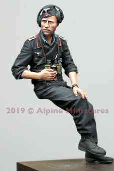 ALPINE MINIATURES 1:35 SET 35264 WWII GERMAN PANZER COMMANDER SUMMER #2