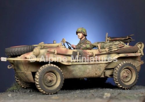 ALPINE MINIATURES 1:35 SET 35279 WWII GERMAN SCHWIMMWAGEN DRIVER (1 FIGURE)