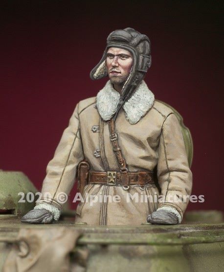 ALPINE MINIATURES 1:35 SET 35282 WWII RUSSIAN TANK COMMANDER #2 (1 FIGURE)