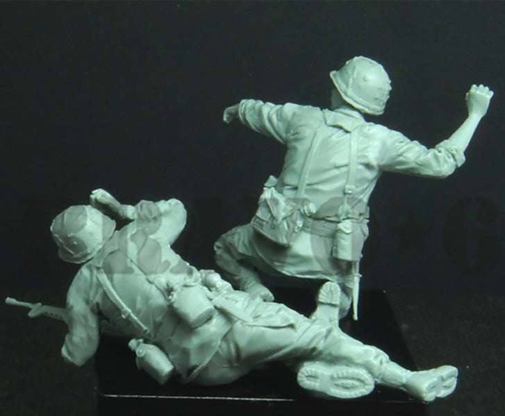 BRAVO *6 35300 VIETNAM WAR U.S. ARMY INFANTRY (11) "FRAG OUT!" 1:35