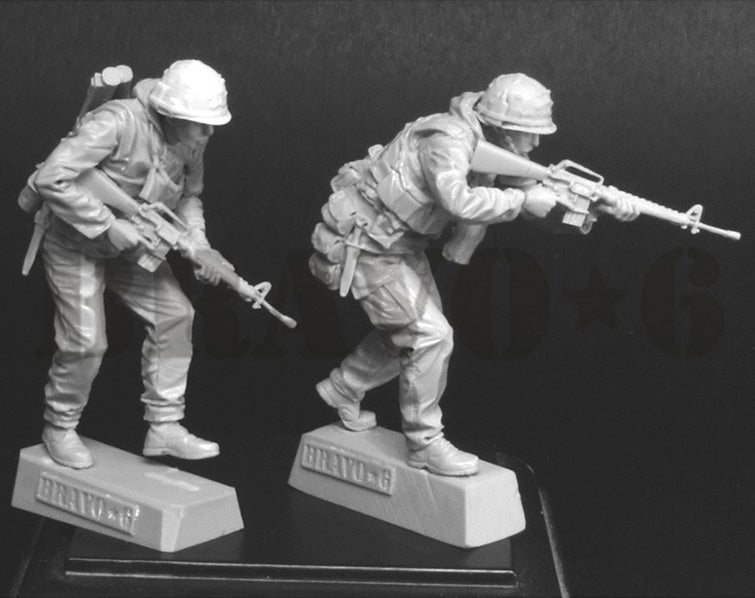BRAVO *6 35307 VIETNAM WAR 1968 U.S. MARINE CORPS "ROUND THE CORNER" (3) 1:35