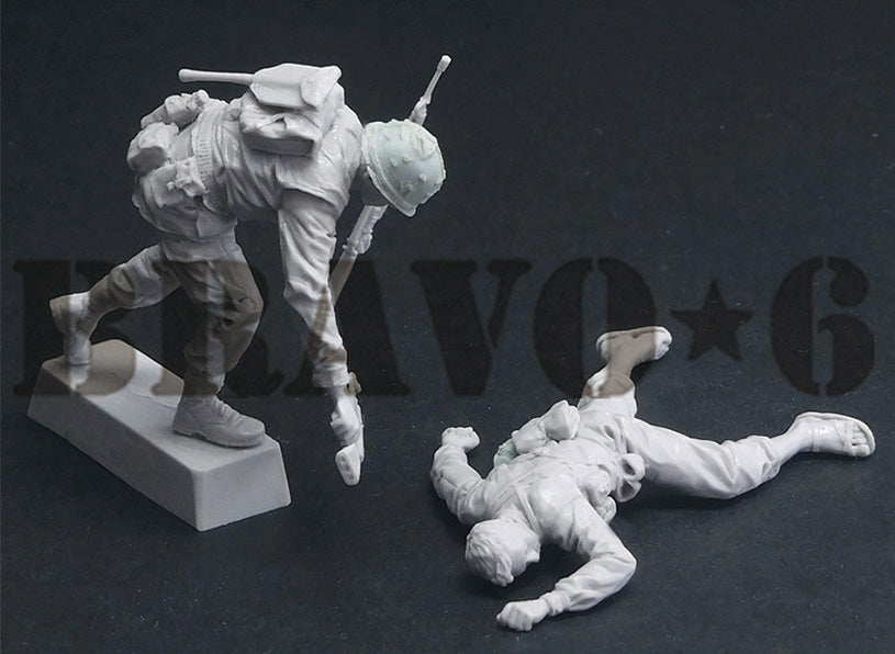 BRAVO *6 35310 VIETNAM WAR U.S. MARINE CORP "ROUND THE CORNER" (1) 1:35
