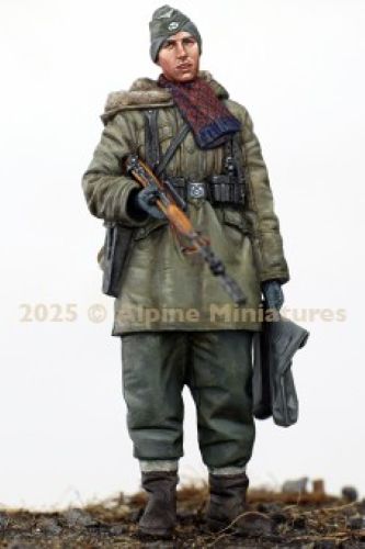 ALPINE MINIATURES 1:35 SET 35325 WWII WSS GRENADIER W/ GRENADE LAUNCHER 1 FIGURE
