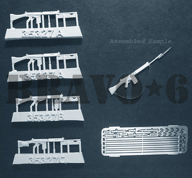 BRAVO *6 35327 VIETNAM WAR L1A1 SLR PHOTOETCHED- 4 PIECES