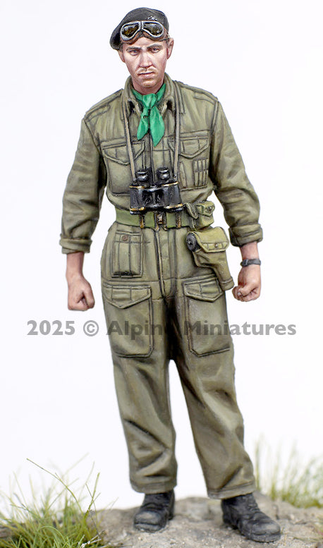 ALPINE MINIATURES 1:35 SET 35328 WWII BRITISH CW TANK COMMANDER (1 FIGURE)