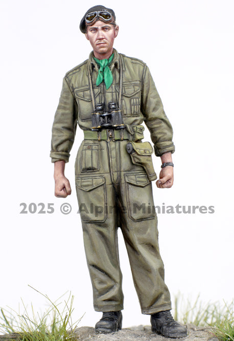 ALPINE MINIATURES 1:35 SET 35328 WWII BRITISH CW TANK COMMANDER (1 FIGURE)