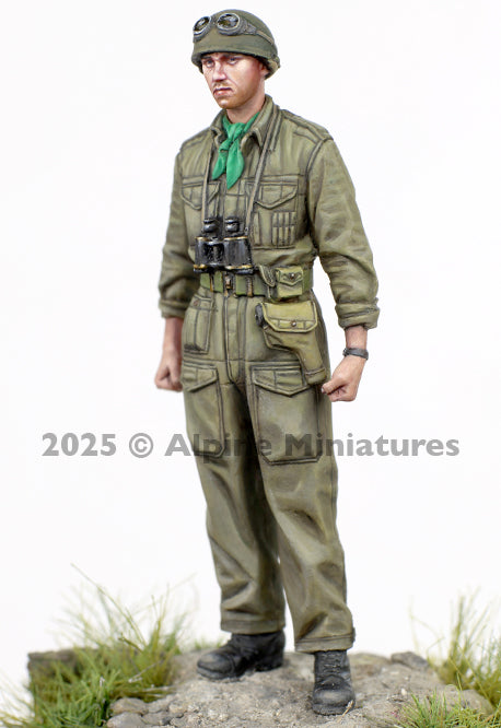 ALPINE MINIATURES 1:35 SET 35328 WWII BRITISH CW TANK COMMANDER (1 FIGURE)