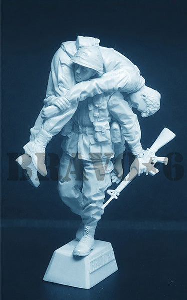 BRAVO *6 35331 VIETNAM WAR U.S. ARMY INFANTRY (13) FIREMAN'S CARRY 1:35
