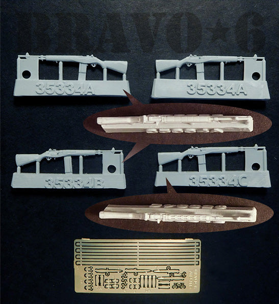 BRAVO *6 35334 VIETNAM WAR U.S. THE M14 RIFLE PHOTOETCHED- 4 PIECES