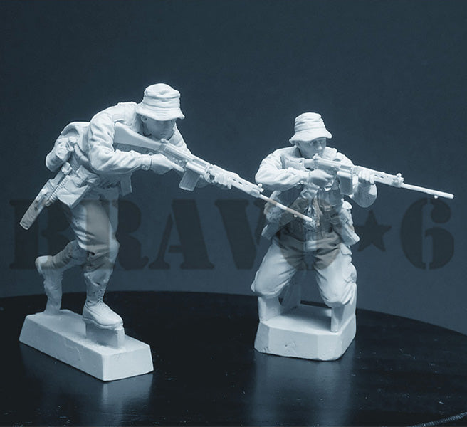 BRAVO *6 35344 VIETNAM WAR RAR INFANTRY (5) CLOSE FIGHT" (2 FIGURES) 1:35
