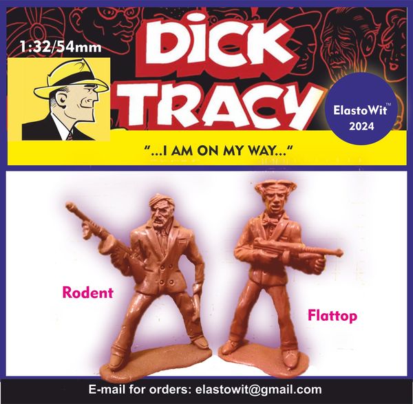 ELASTOWIT NEW ERA RUBBER 54/60 MM LIMITED EDITION PLAYSET DICK TRACY