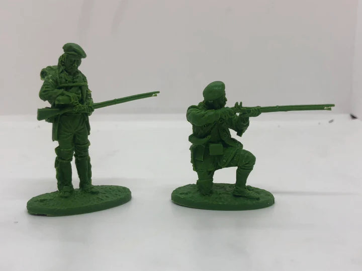 LOD Enterprises Plastic Figure Set LOD043 Rogers Rangers 3-Green Resin