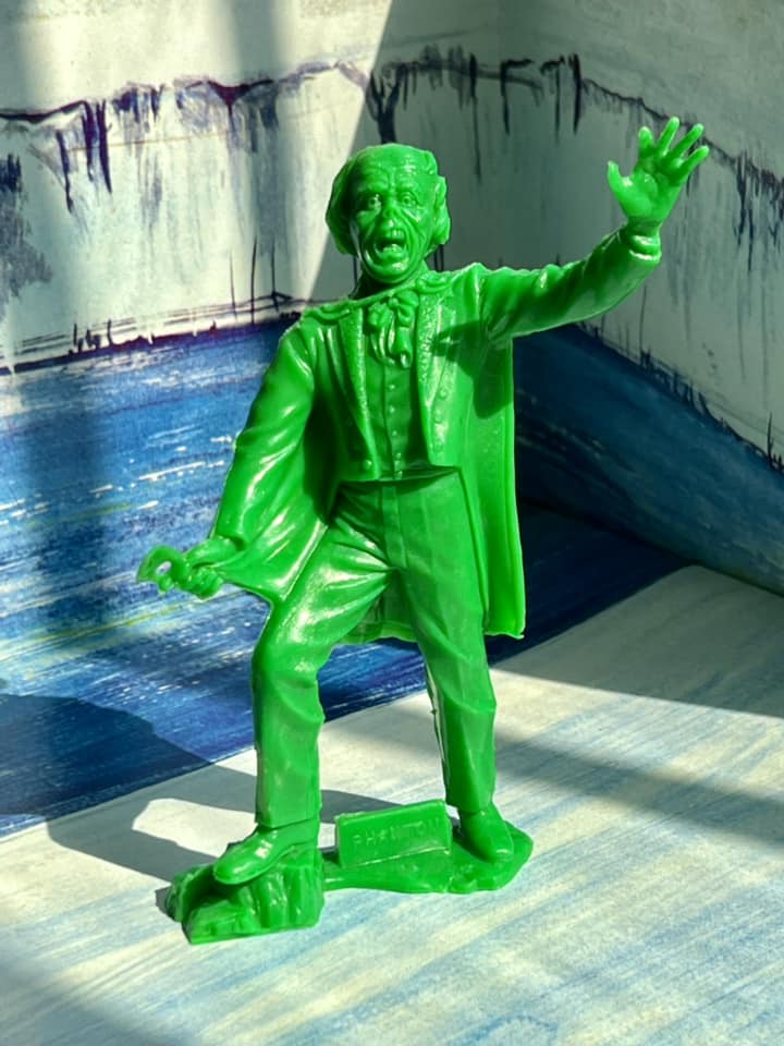 MARX TOYS RECAST 6" CLASSIC HOLLYWOOD MONSTERS- 6 FIGURE SET (GREEN)