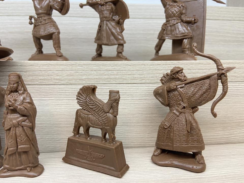 ENGINEER BASEVICH 1:32 SET 43 ANCIENT PERSIANS 60 MM-** NEW RELEASE (BROWN)