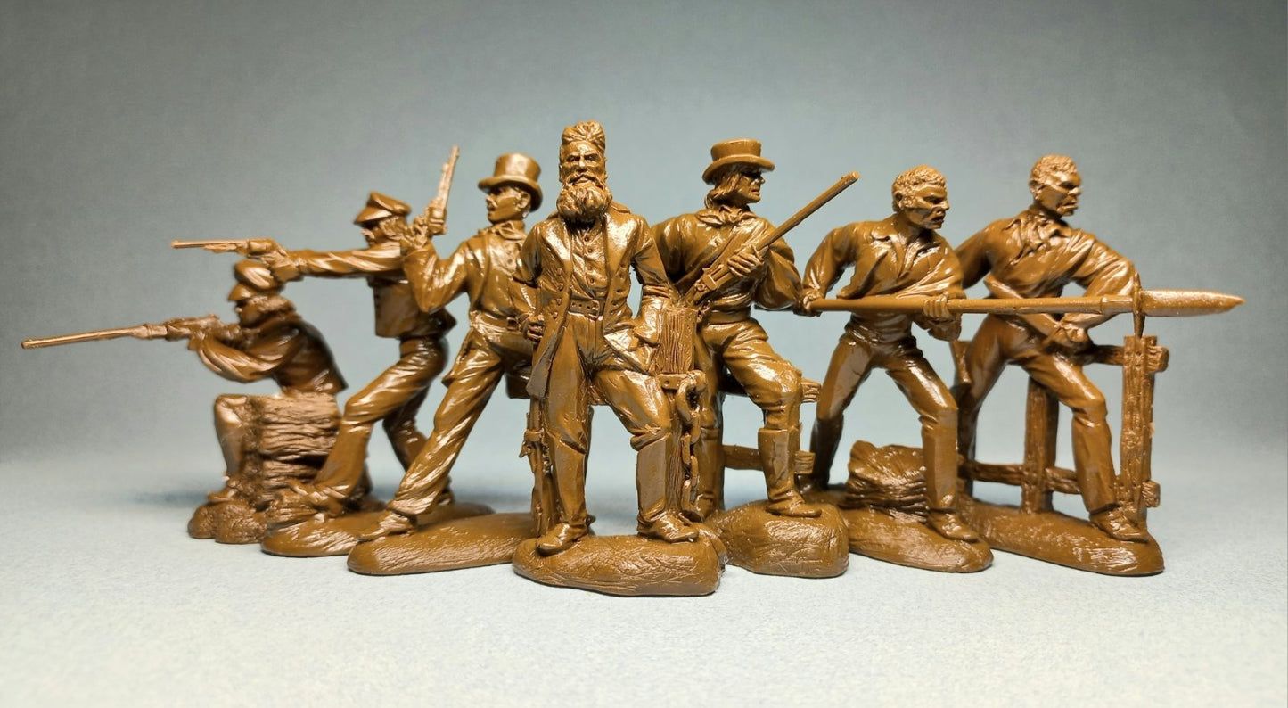 ELASTOKIT NEW 2024 EXCLUSIVE! LIMITED EDITION 1:32 JOHN BROWN'S RAID (7 FIGURES)