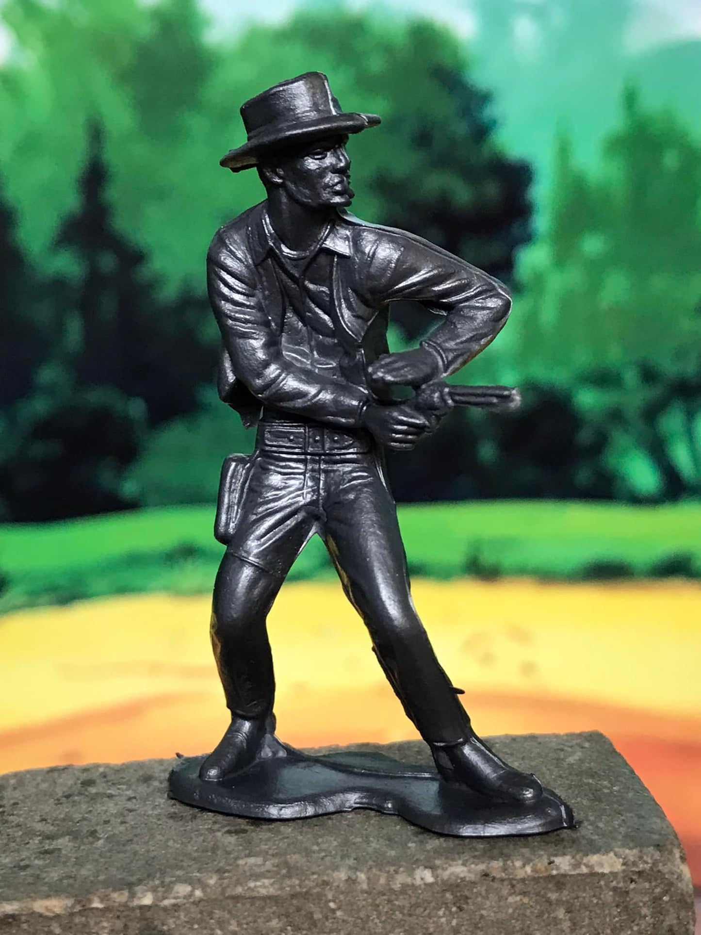 MARX RECAST 54 MM COWBOYS & INDIANS PLAYSET REISSUE 16 FIGURES