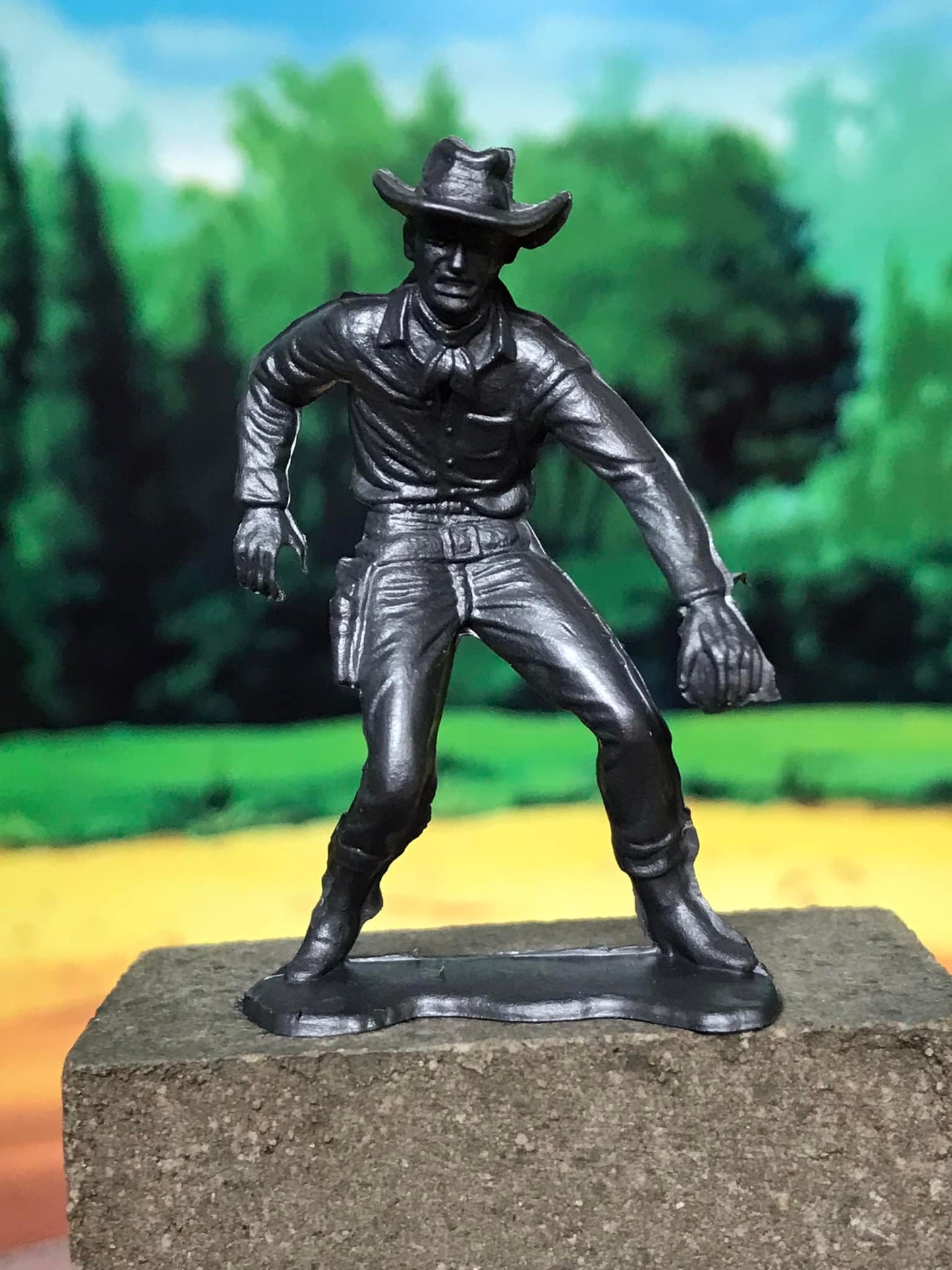 MARX RECAST 54 MM COWBOYS & INDIANS PLAYSET REISSUE 16 FIGURES