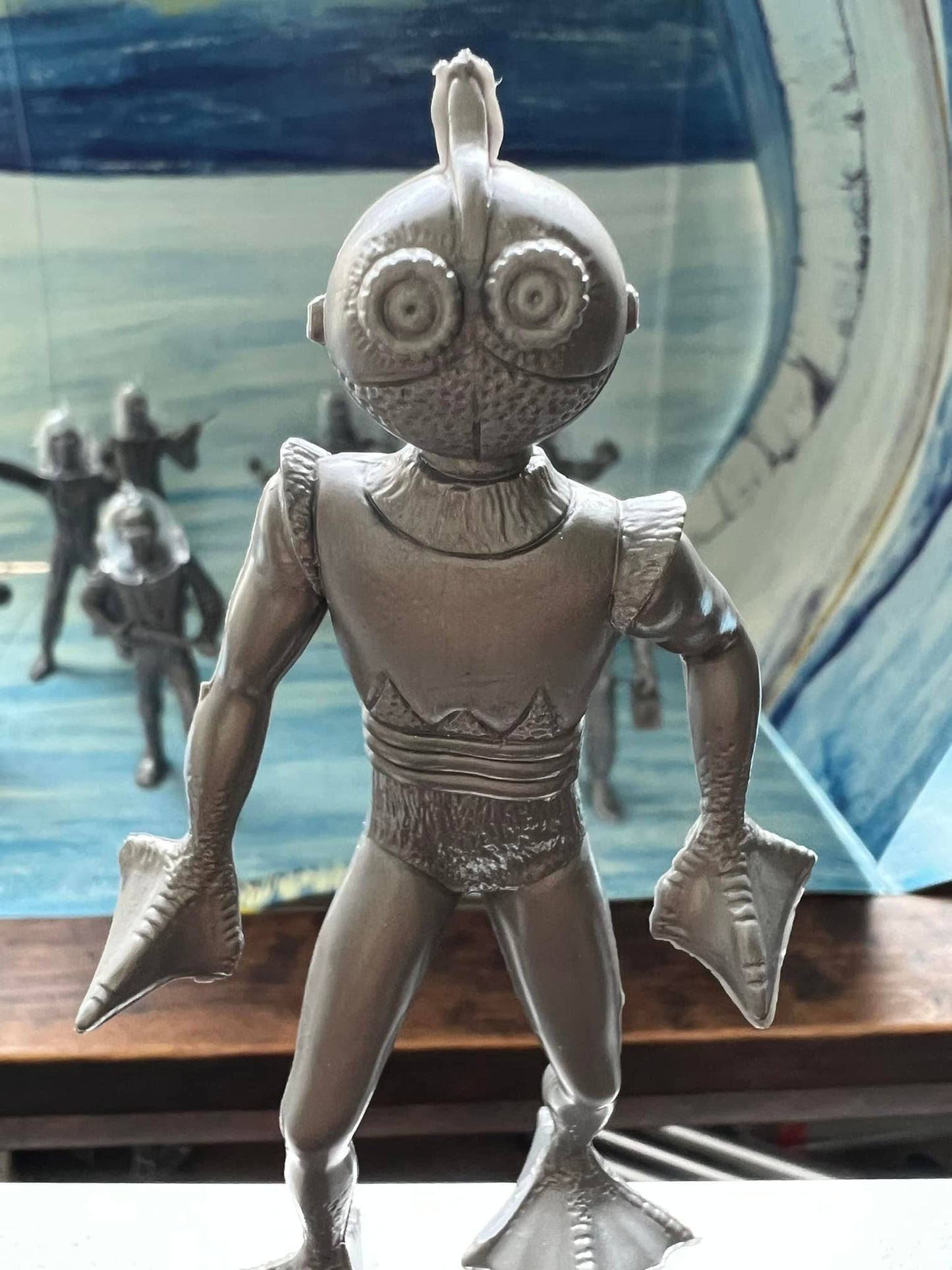 MARX TOYS RECAST 4 INCH SPACE MAN PLAYSET 12 FIGURES WITH HELMETS