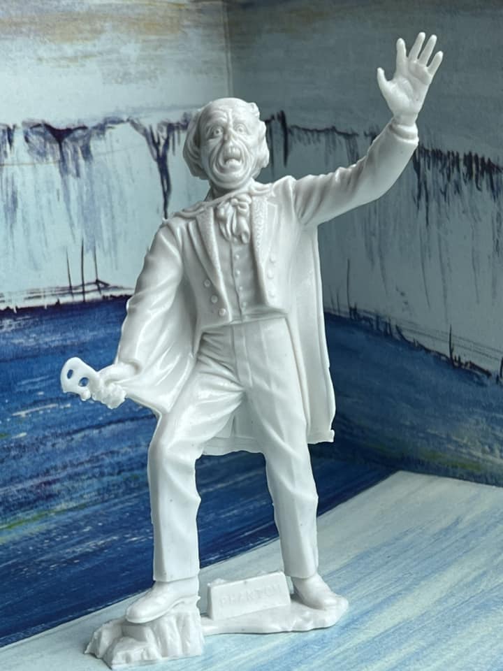 MARX TOYS RECAST 6" CLASSIC HOLLYWOOD MONSTERS- 6 FIGURE SET (WHITE)