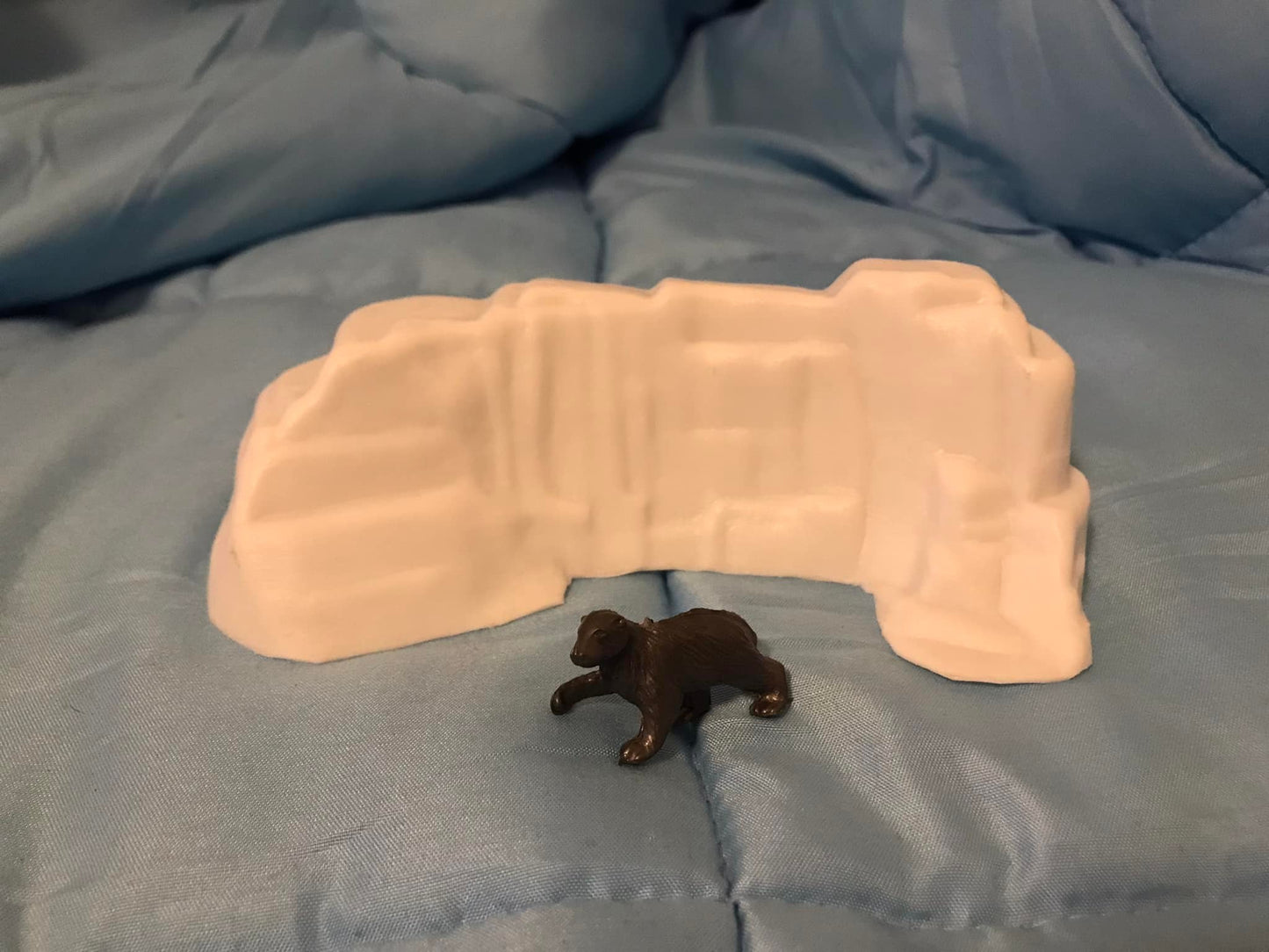MARX RECAST DIOROMA TERRAIN FORMATIONS SETS- 4 PIECES (NO FIGURES)