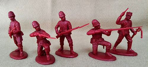 EXPEDITIONARY FORCE 54 ZBR 01-M COLONIAL WARS INFANTRY IN BADGED SUN HELMETS