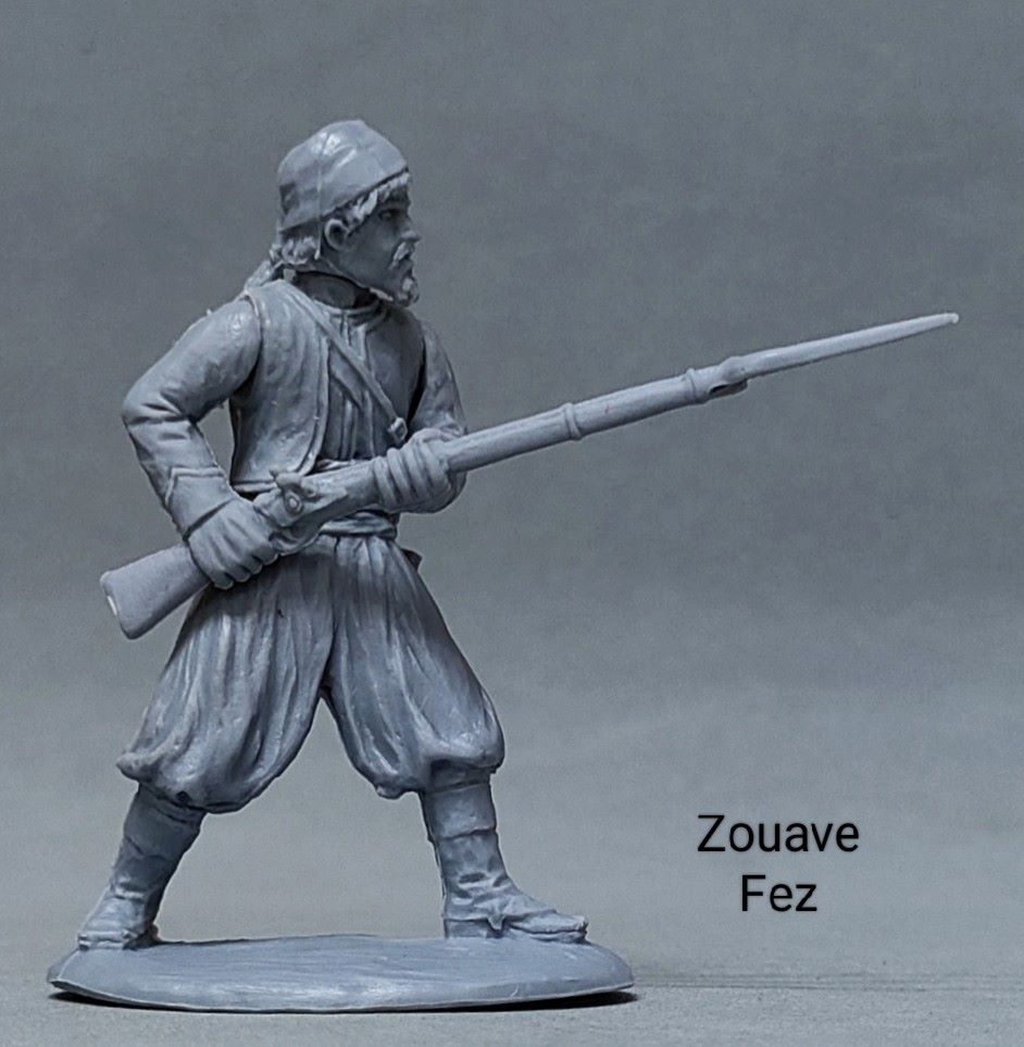 EXPEDITIONARY FORCE AMERICAN CIVIL WAR 54 ACW 10 G C.S. ZOUVES -CONFEDERATE ARMY
