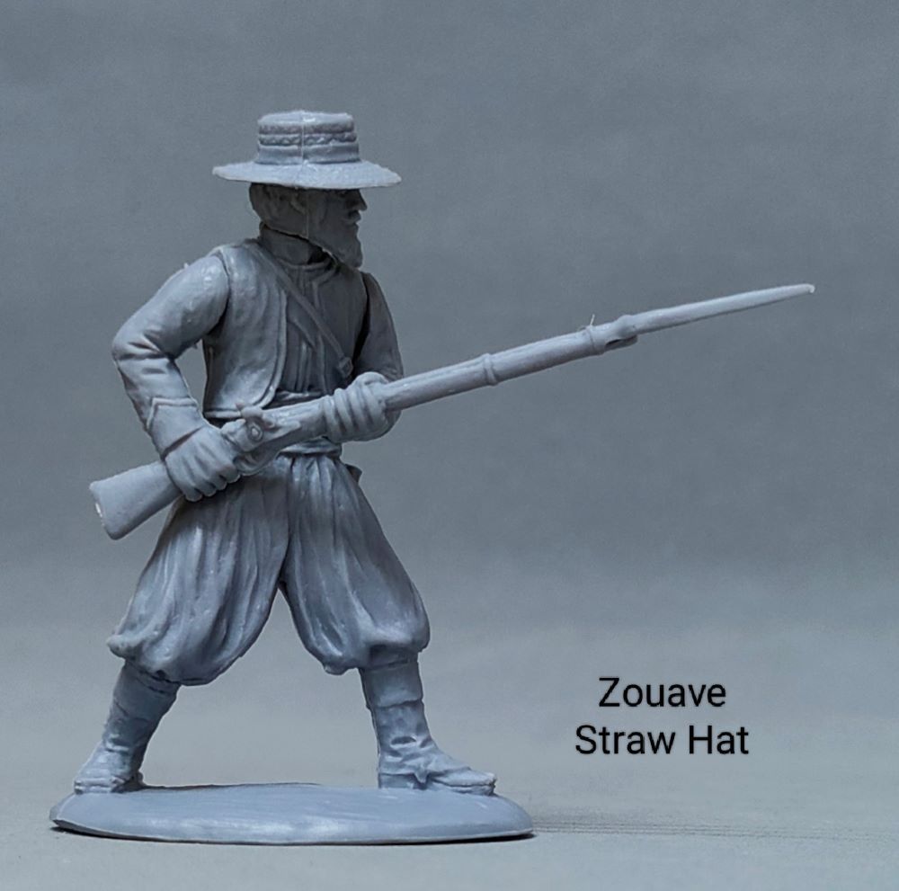 EXPEDITIONARY FORCE AMERICAN CIVIL WAR 54 ACW 10 G C.S. ZOUVES -CONFEDERATE ARMY