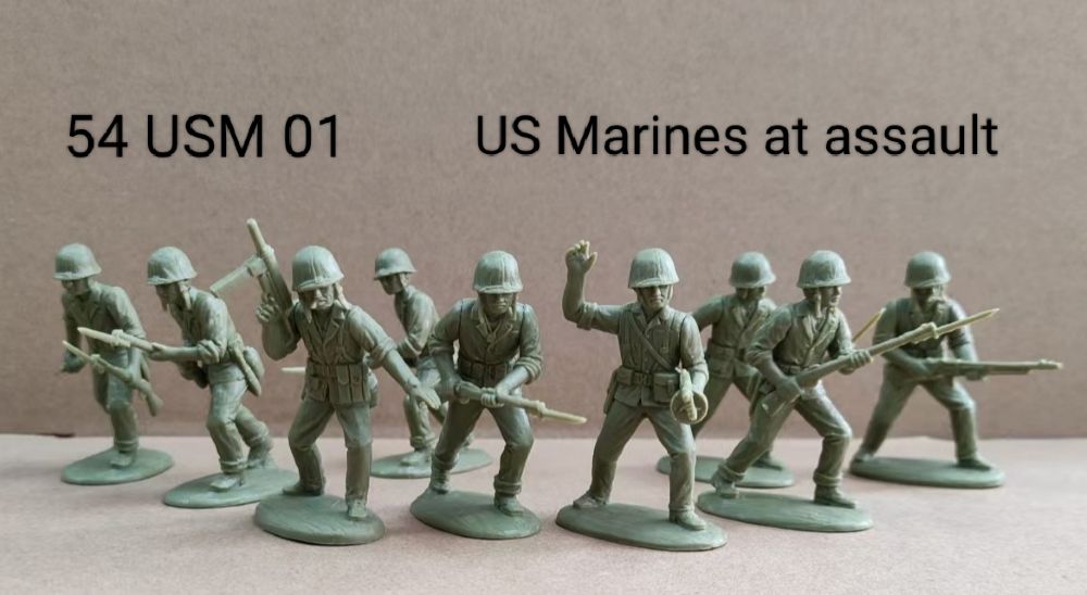 EXPEDITIONARY FORCE 54 USM 01 WWII PACIFIC WAR U.S. MARINES AT ASSAULT